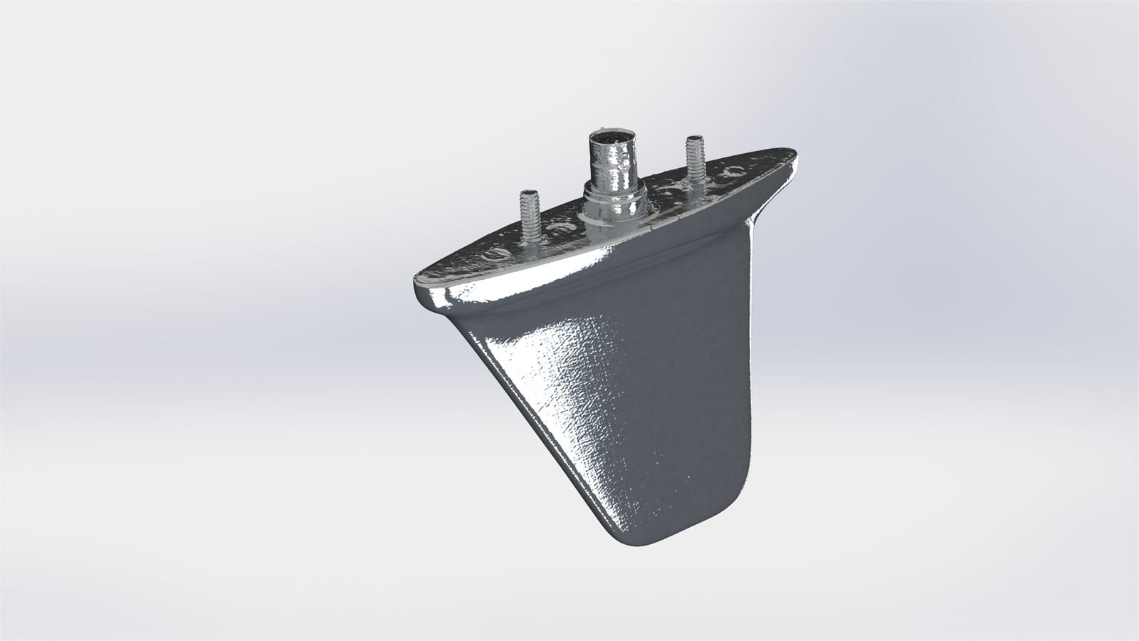 3D scan of a Comant transponder blade antenna